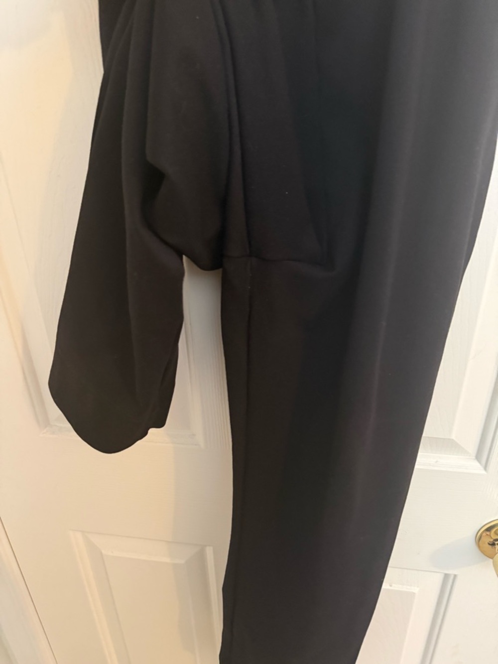 Limited Blackmilk black push-it ponte ultra high-waisted overalls sz xl - Picture 6 of 6